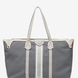 Bolso shopper en materiales reciclados gris