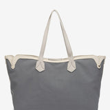 Bolso shopper en materiales reciclados gris