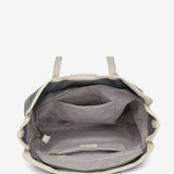 Bolso shopper en materiales reciclados gris