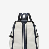 Backpack in beige recycled materials