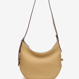 Camel shoulder bag in recycled materials