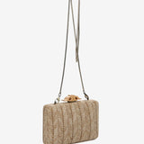 Clutch de fiesta en camel