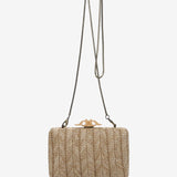 Clutch de fiesta en camel