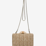 Clutch de fiesta en camel