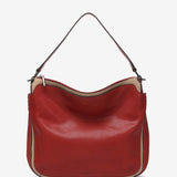 Bolso de hombro en piel roja