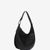 Bolso de hombro en piel negra