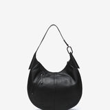 Bolso de hombro en piel negra