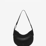 Small shoulder bag in black leather