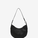 Small shoulder bag in black leather