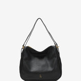 Bag - backpack in black leather