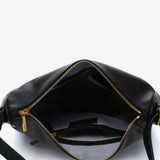 Bag - backpack in black leather