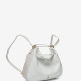 White leather bag - backpack