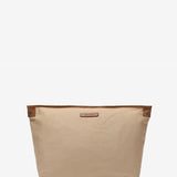 Bolso de hombro en piel cognac