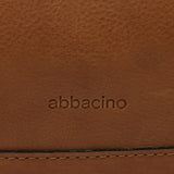 Bolso de hombro en piel cognac