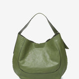 Bolso de hombro en piel verde