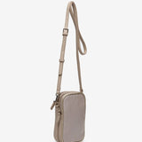 Bolso para el móvil en materiales reciclados beige