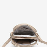 Bolso para el móvil en materiales reciclados beige