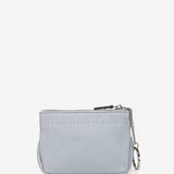 Two-tone grey leather wallet