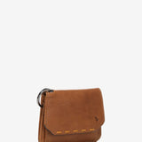 Cognac leather wallet