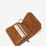 Cognac leather wallet