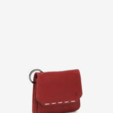 Red leather wallet