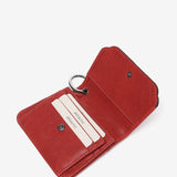 Red leather wallet