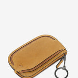 Amber leather card holder