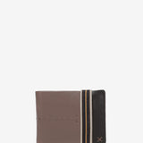 Men's leather wallet with RFID protection in taupe