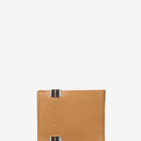 Cartera de hombre de piel con protección RFID en camel