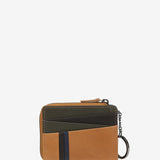 Men's leather wallet in camel