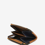 Men's leather wallet in camel