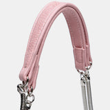 Bolso multifuncional en malla rosa palo