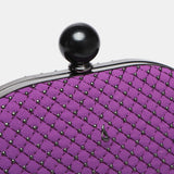 Clutch de fiesta en morado