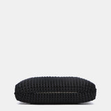 Black velvet party clutch