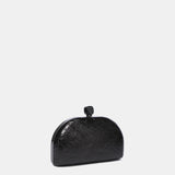 Pochette da festa nera metallizzata