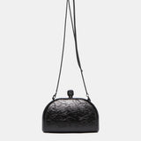 Pochette da festa nera metallizzata