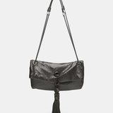 Partytasche aus silbernem Metallnetz