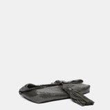 Partytasche aus silbernem Metallnetz