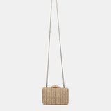 Clutch de fiesta en camel