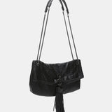 Bolso de fiesta en malla metálica negro