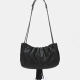 Bolso de fiesta en malla metálica negro