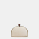 Clutch en terciopelo dorado