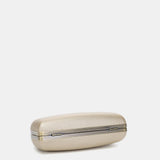 Clutch en terciopelo dorado