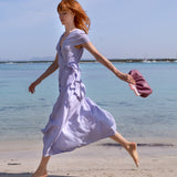 Clutch de fiesta morado