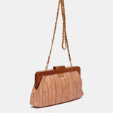 Clutch de fiesta naranja