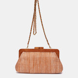 Clutch de fiesta naranja