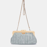 Clutch de fiesta azul