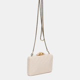 Clutch de fiesta beige