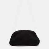 Bolso de fiesta con strass  en negro