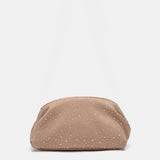 Bolso de fiesta con strass  en beige